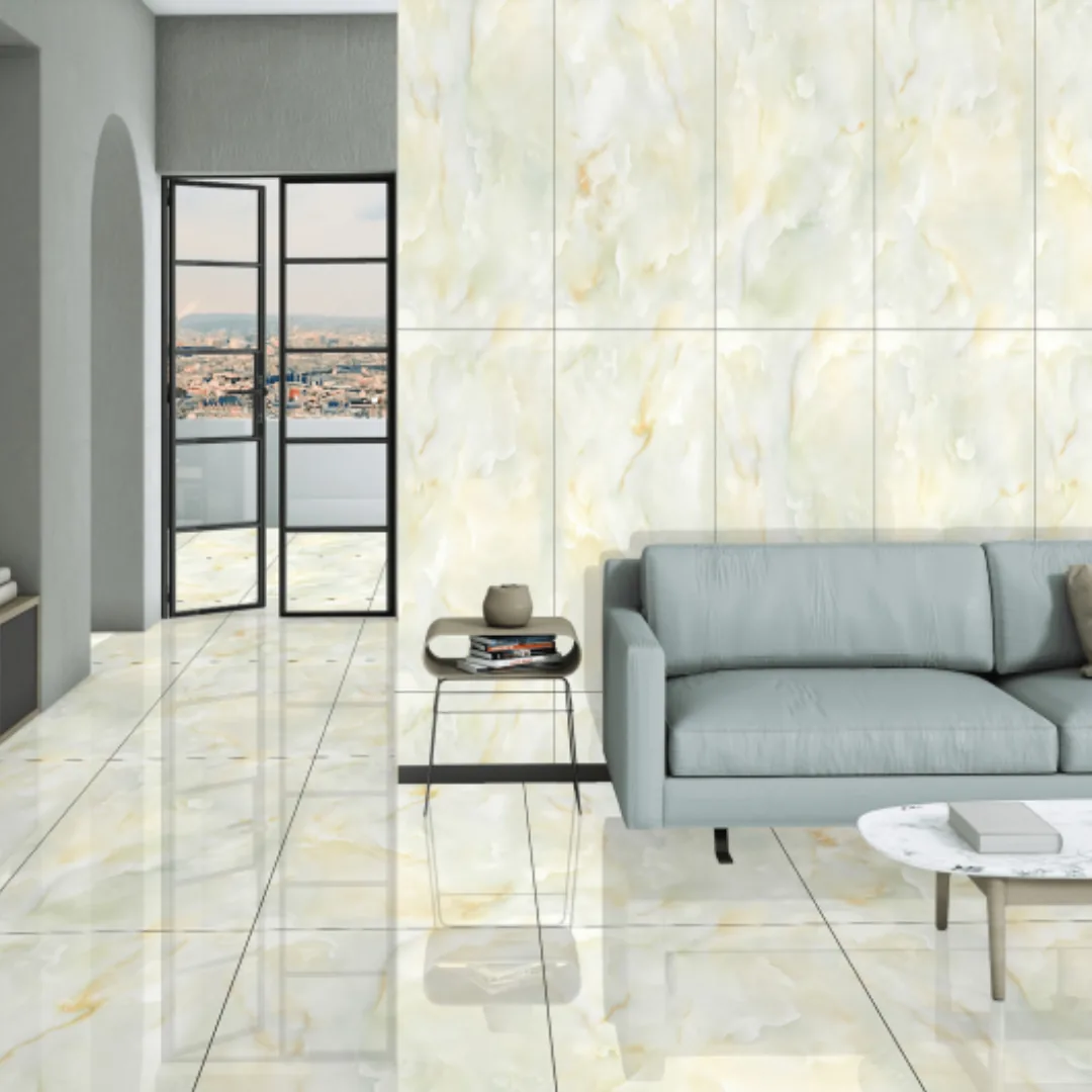 Exotica X - El Rainbow Onyx, marble-look wall tile for bathroom